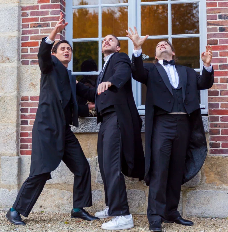 Oscar Zouzout, Kevin O. Salles et Florian Guérin